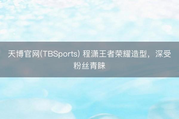 天博官网(TBSports) 程潇王者荣耀造型，深受粉丝青睐