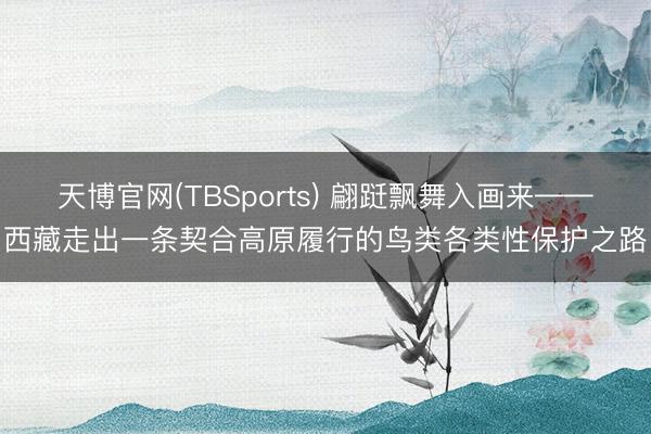 天博官网(TBSports) 翩跹飘舞入画来——西藏走出一条契合高原履行的鸟类各类性保护之路