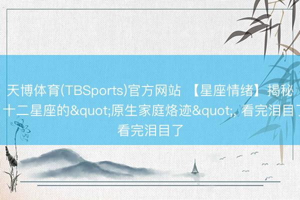 天博体育(TBSports)官方网站 【星座情绪】揭秘! 十二星座的"原生家庭烙迹", 看完泪目了